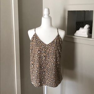 Leopard print camisole